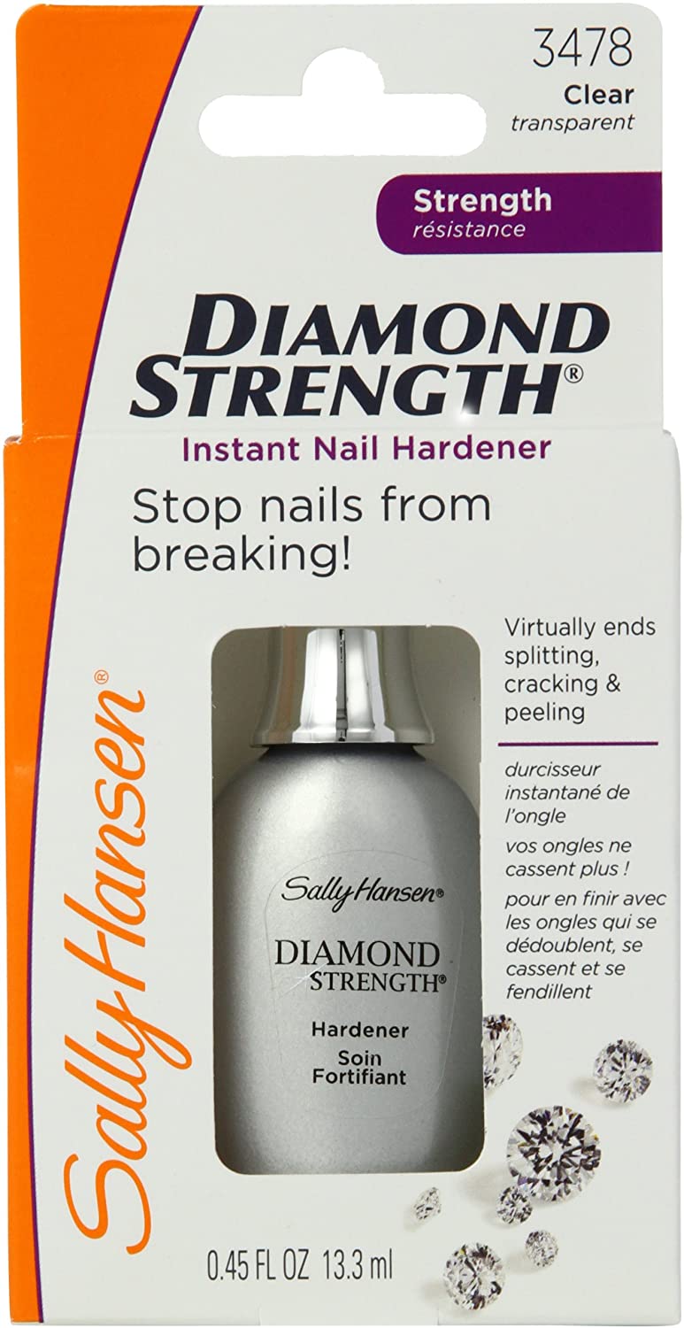 Sally Hansen Diamond Strength Instant Nail Hardener and Nailgrowth Miracle  Serum, Nail Kit, Pack of Two, High-Powdered Hardener, Ends Cracking,  Splitting and Peeling - Nedysia